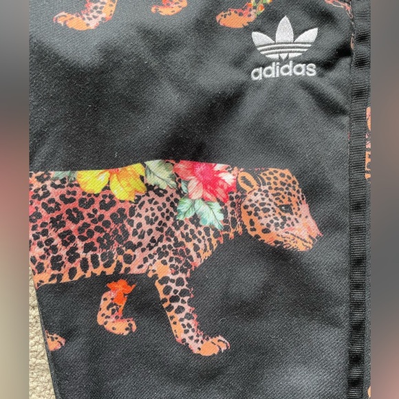 Adidas Farm Oncada Leopard Floral track pants Rare - Picture 2 of 5